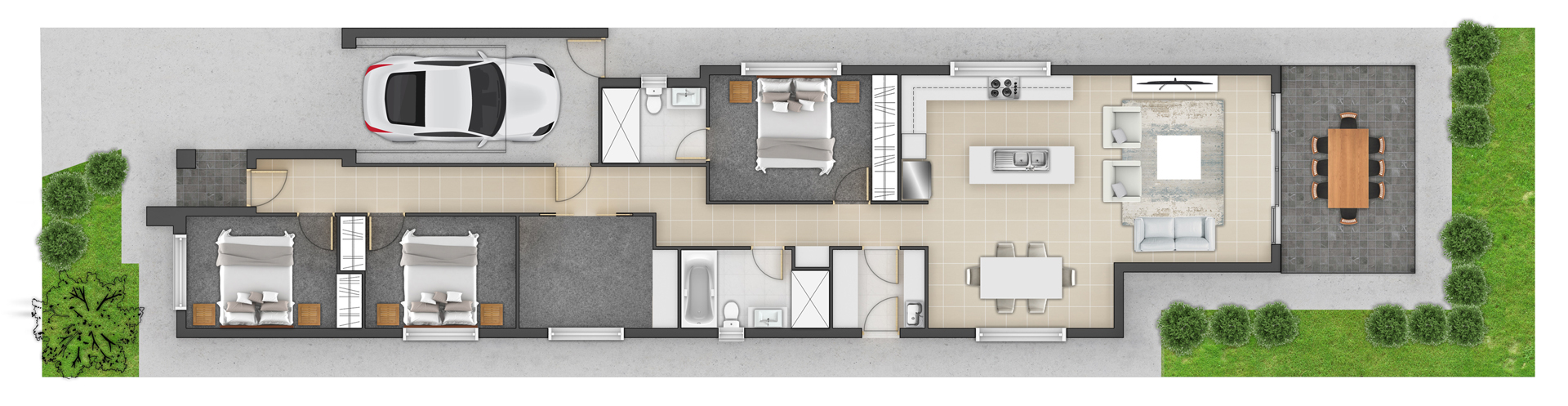 3d Floor Plan design Rendering